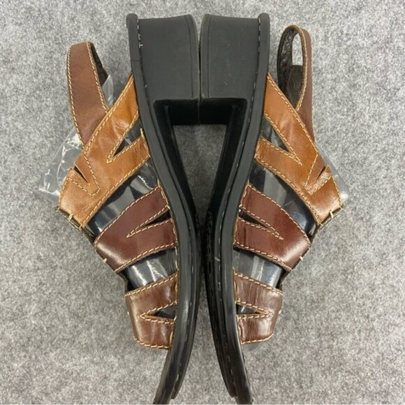 Josef Seibel Women’s 3 Tone Heeled Leather Sandals Women’s Size 41 or US 9.5/10 - Picture 5 of 11